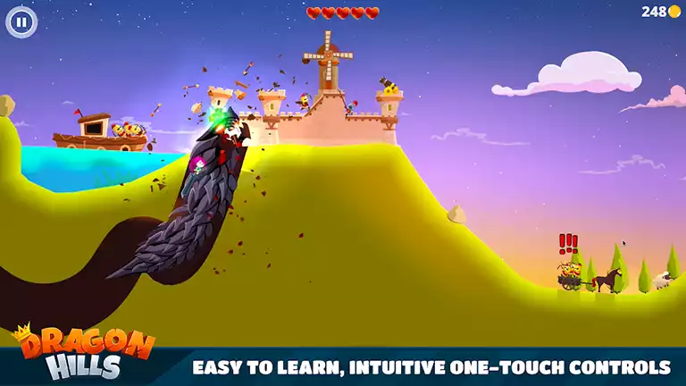 Gameplay Seru Game Dragon Hills Mod Apk