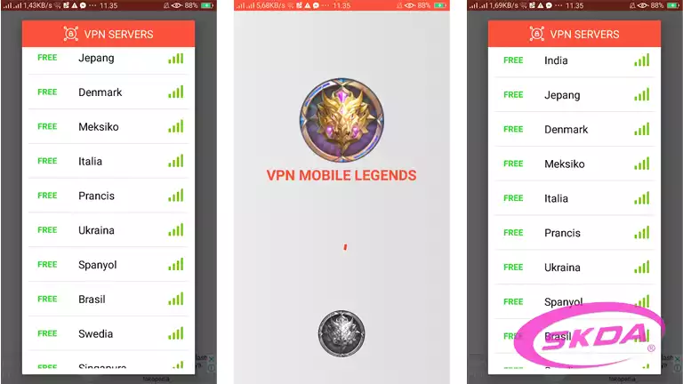 VPN Mobile Legend